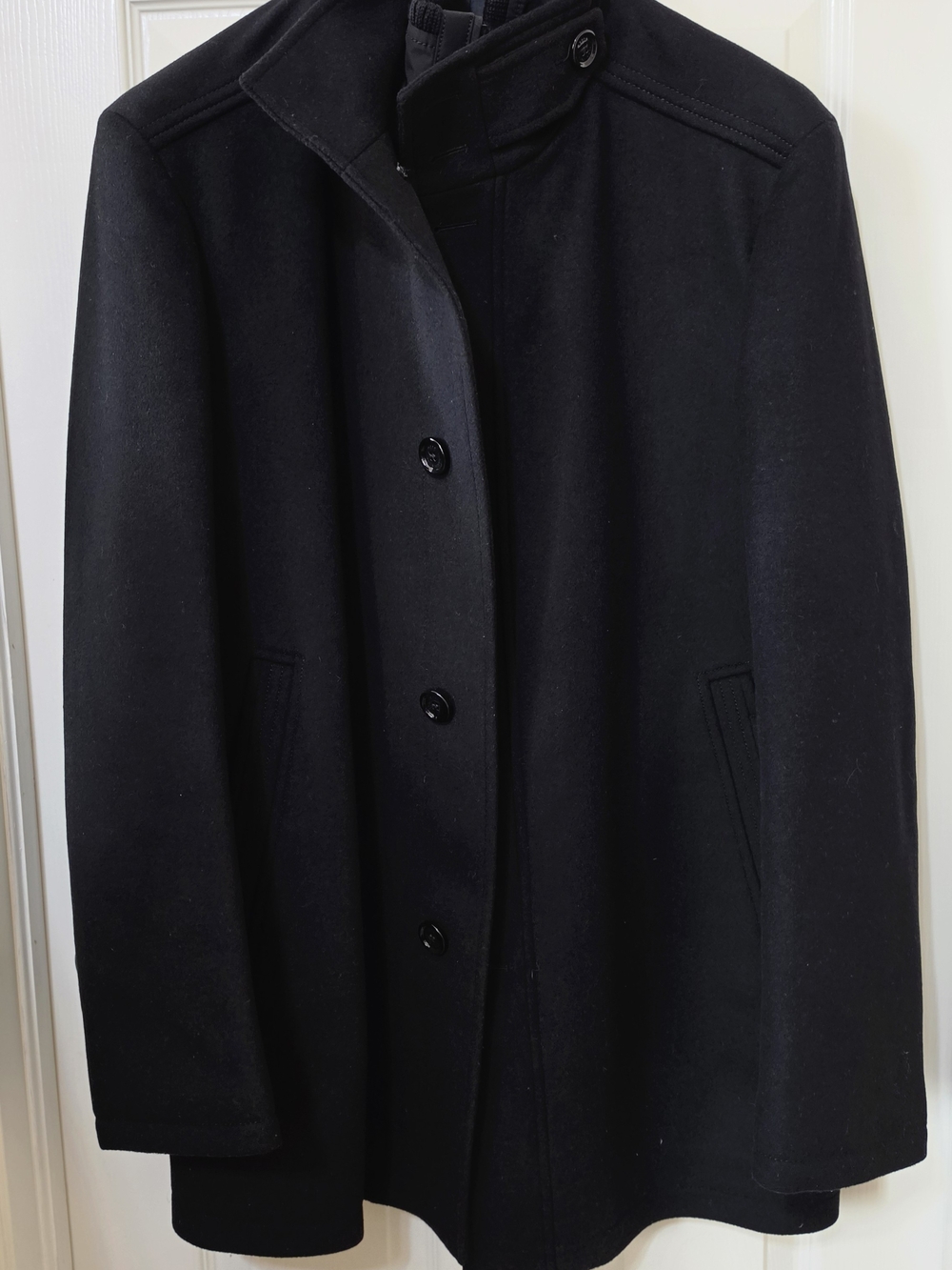 Hugo Boss Men's Black Cashmere Wool Jacket